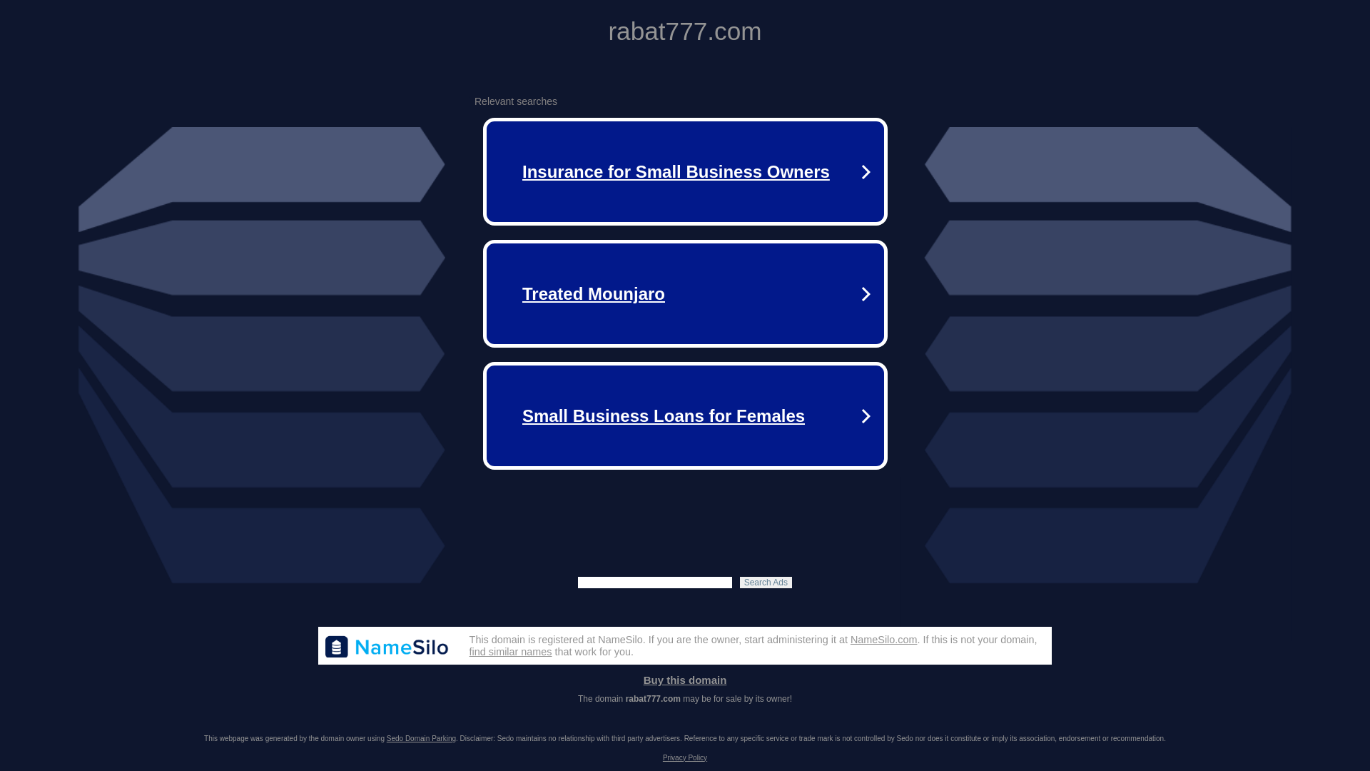 website screenshot of https://rabat777.com/