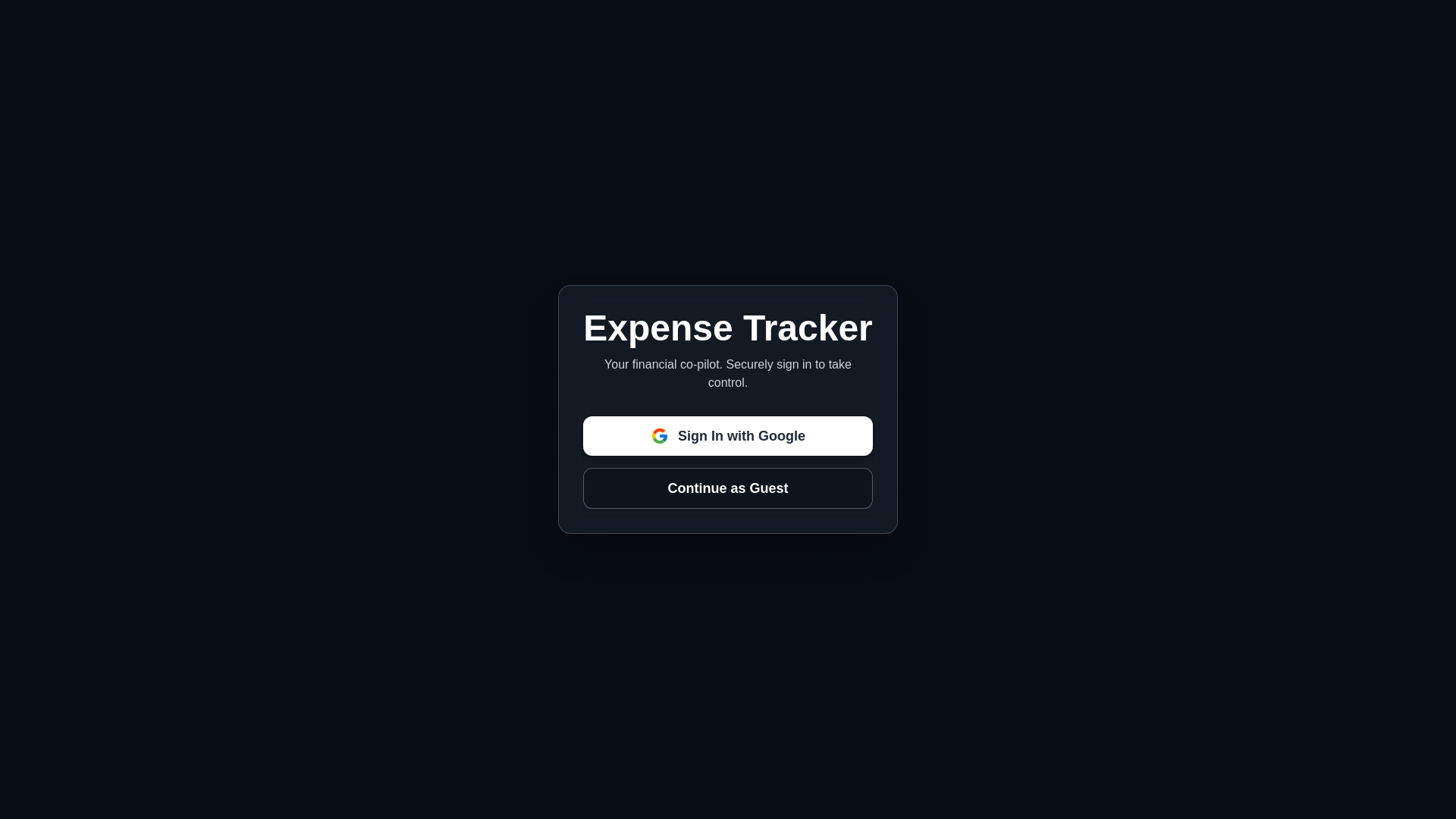 website screenshot of https://expense-tracker-79n.pages.dev/