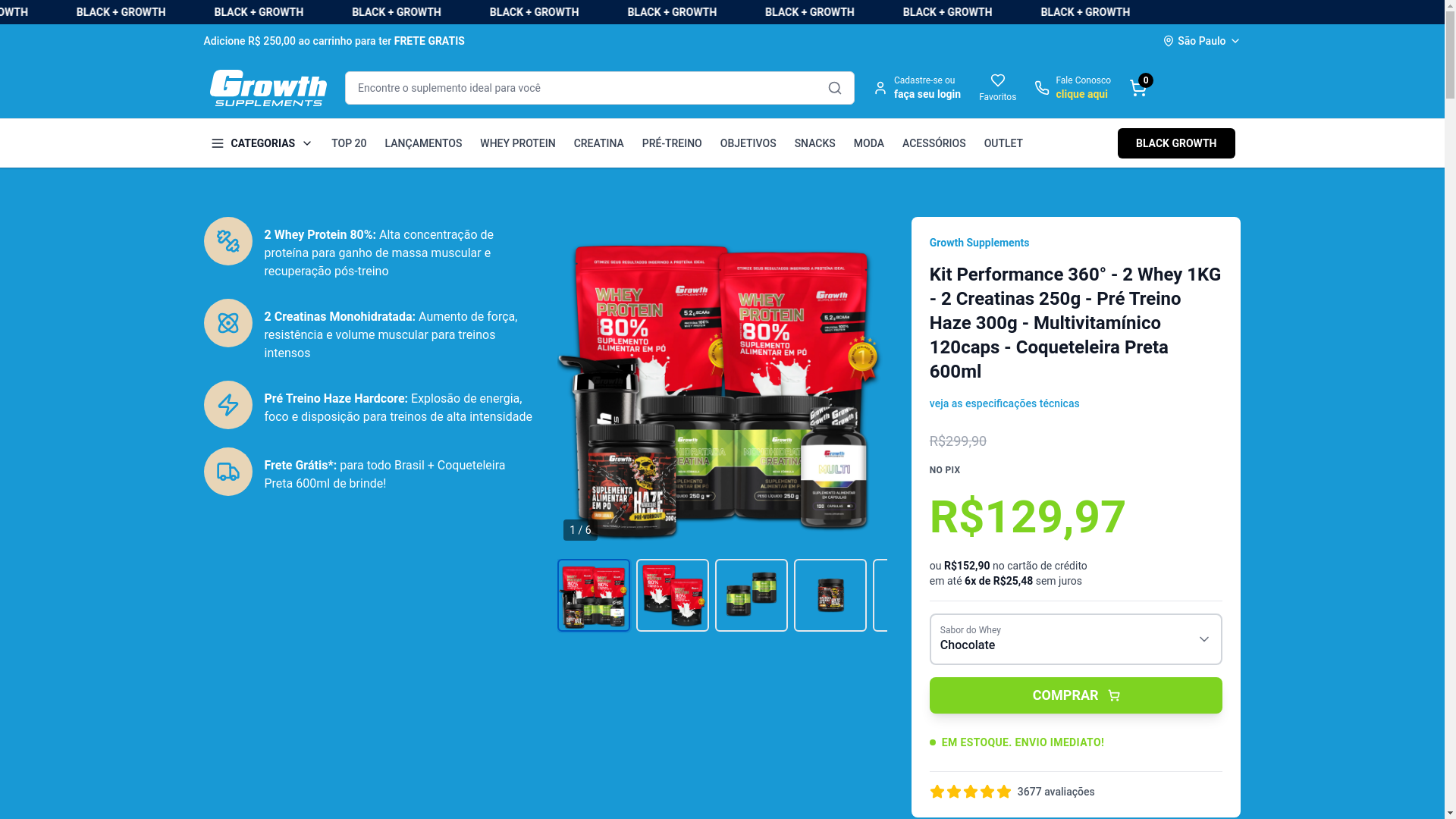 website screenshot of https://gsuplementosbrasil.vercel.app/