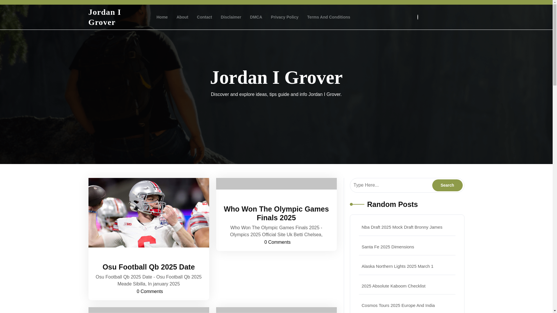 website screenshot of https://jordanigrover.pages.dev/