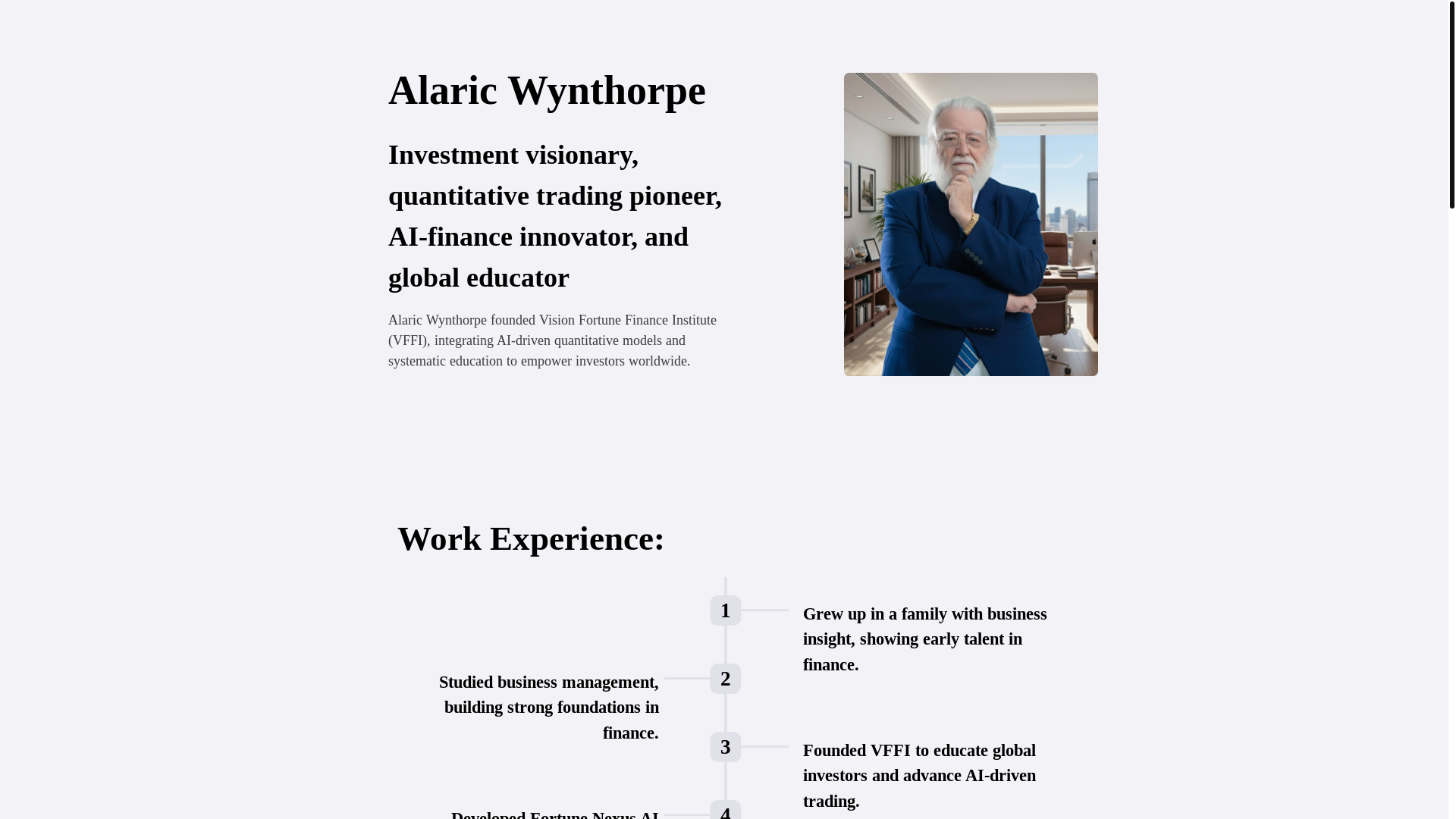 website screenshot of https://alaricwynthorpe.blog/