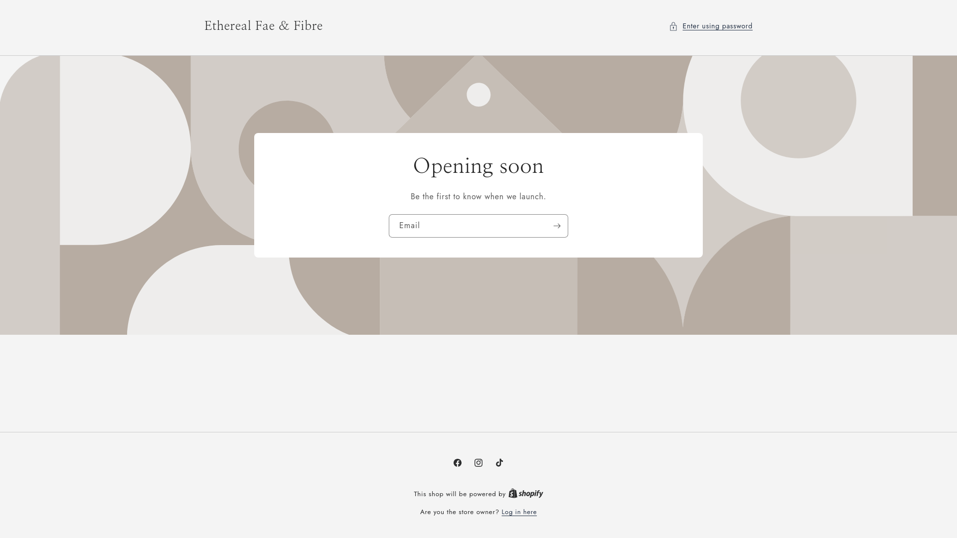 website screenshot of https://etherealfaeandfibre.com/