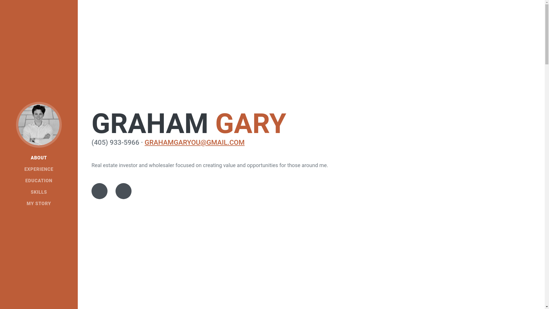 website screenshot of https://grahamwebpage.pages.dev/