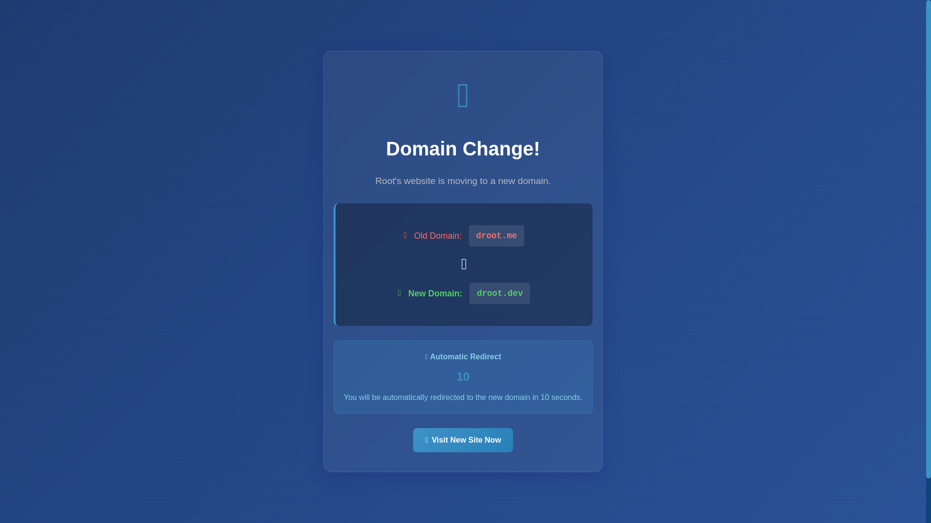 website screenshot of https://drootme.pages.dev/
