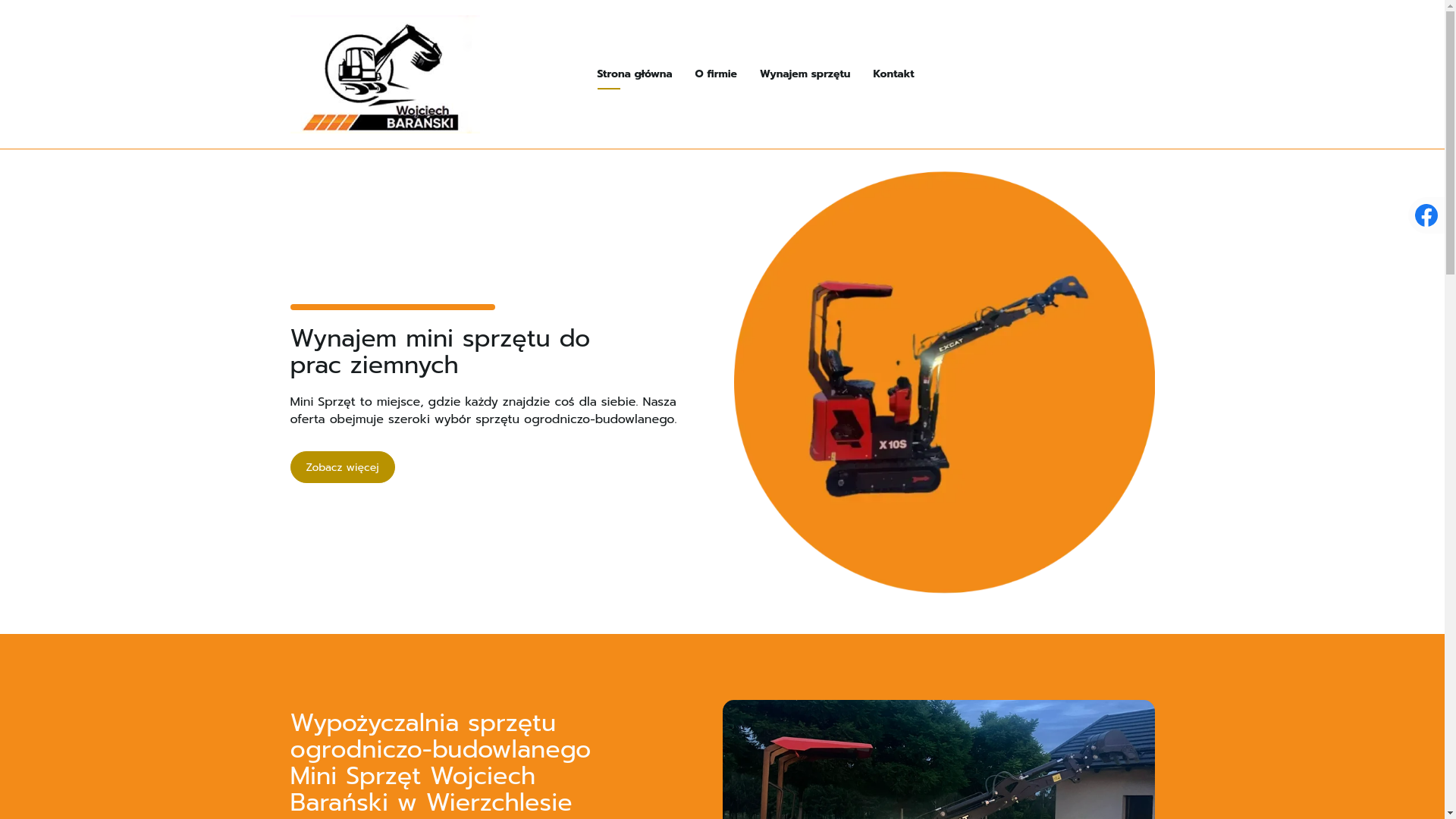 website screenshot of https://minisprzetwypozyczalnia.pl/