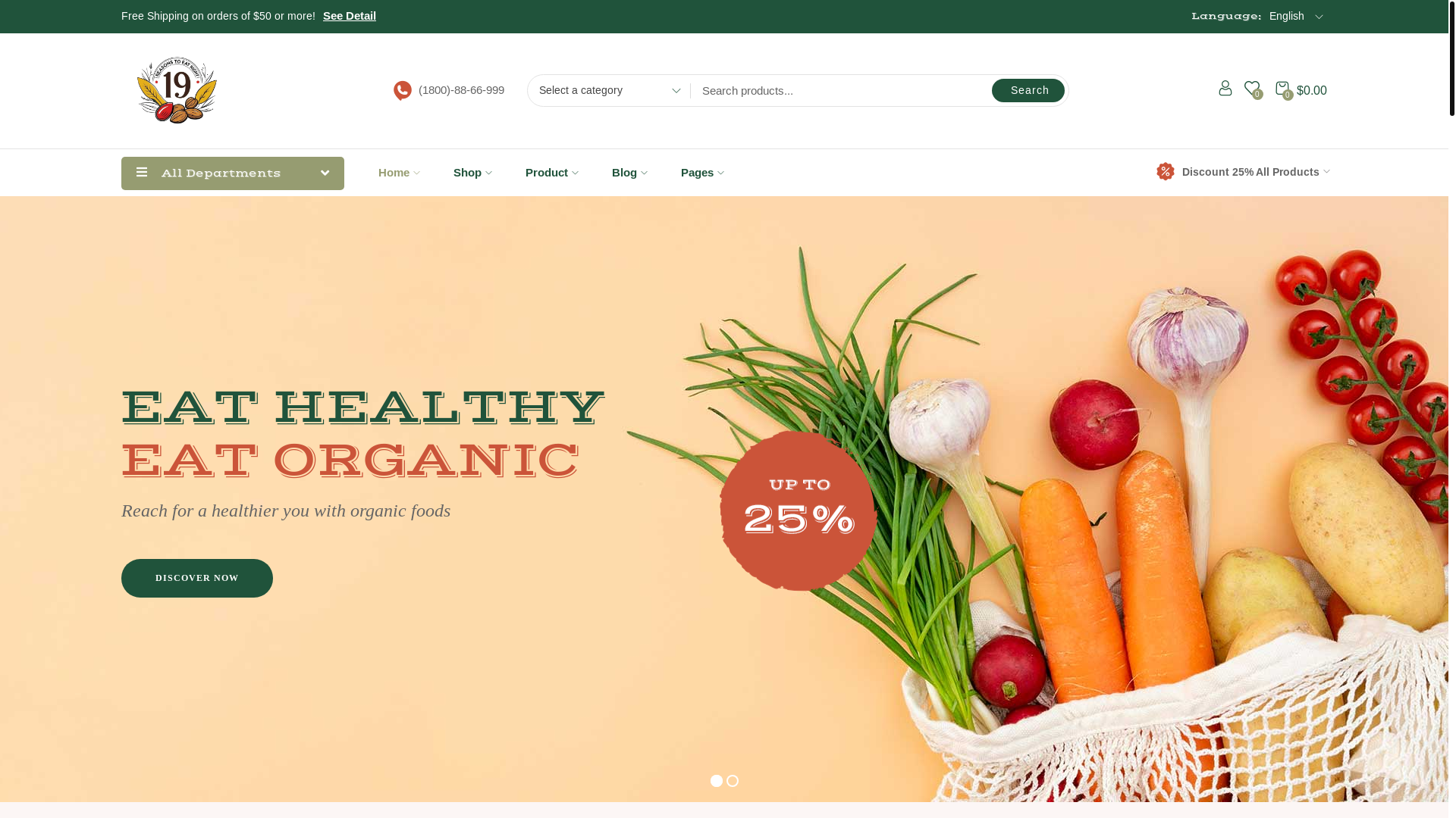 website screenshot of https://19reasonstoeatright.in/