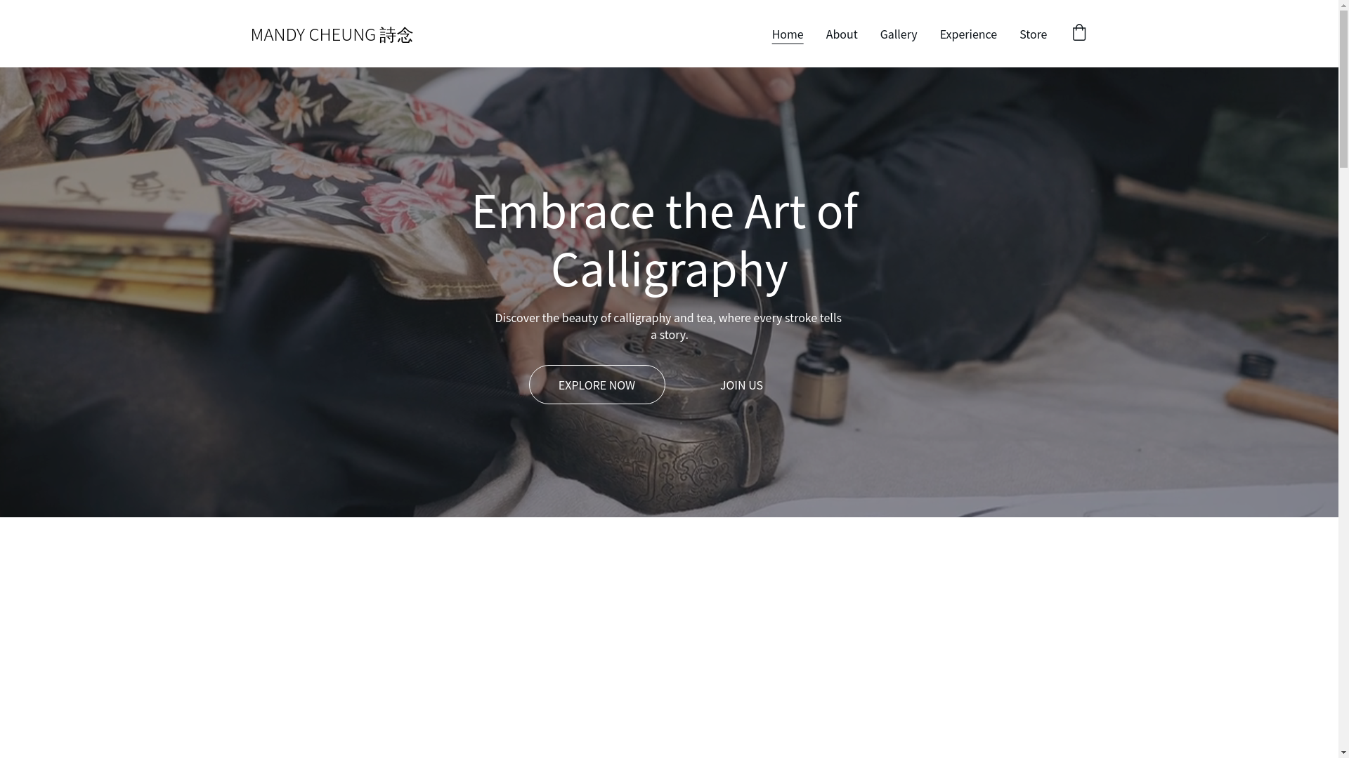 website screenshot of https://ccmandy.ink/