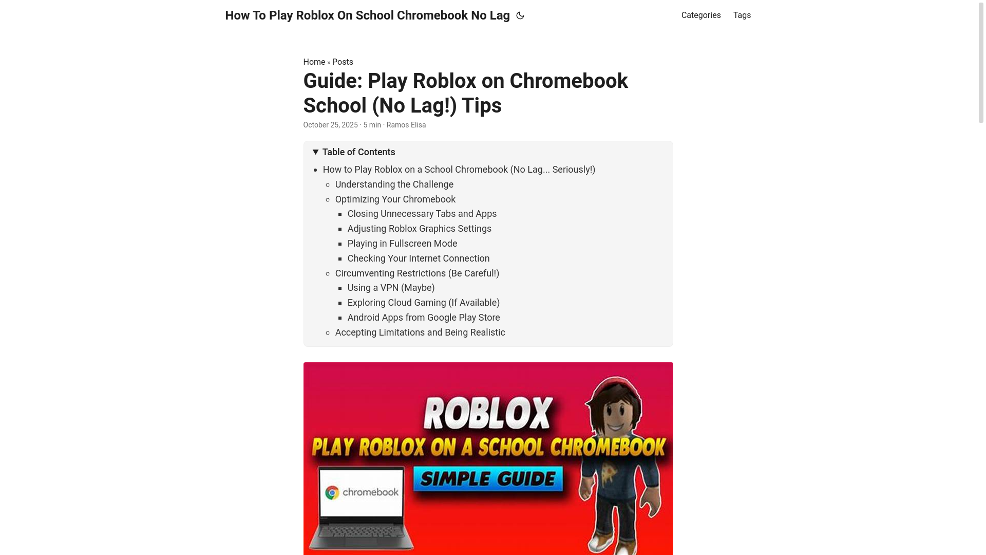 website screenshot of https://how-to-play-roblox-on-school-chromebook-no-lag.pages.dev/