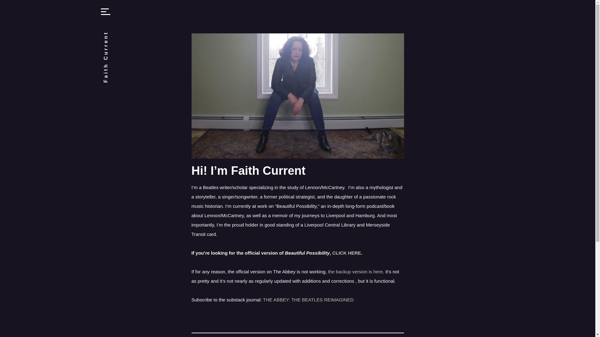 website screenshot of http://www.faithcurrent.com