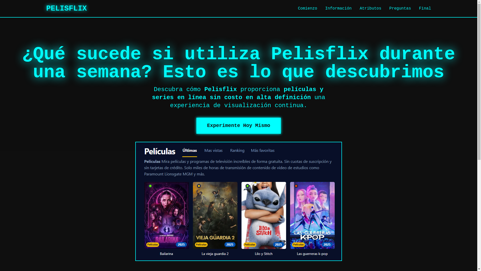 website screenshot of https://pelisflix-cvlx-1j7.pages.dev/