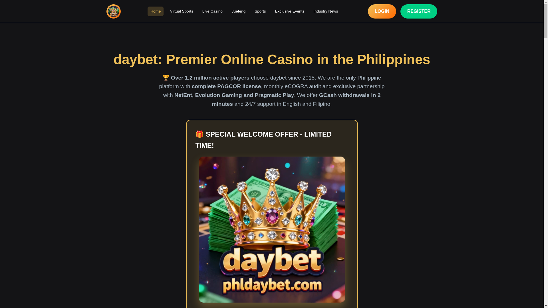 website screenshot of https://phldaybet.com/