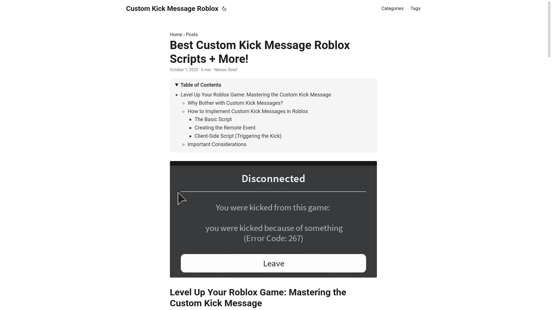 website screenshot of https://custom-kick-message-roblox.pages.dev/