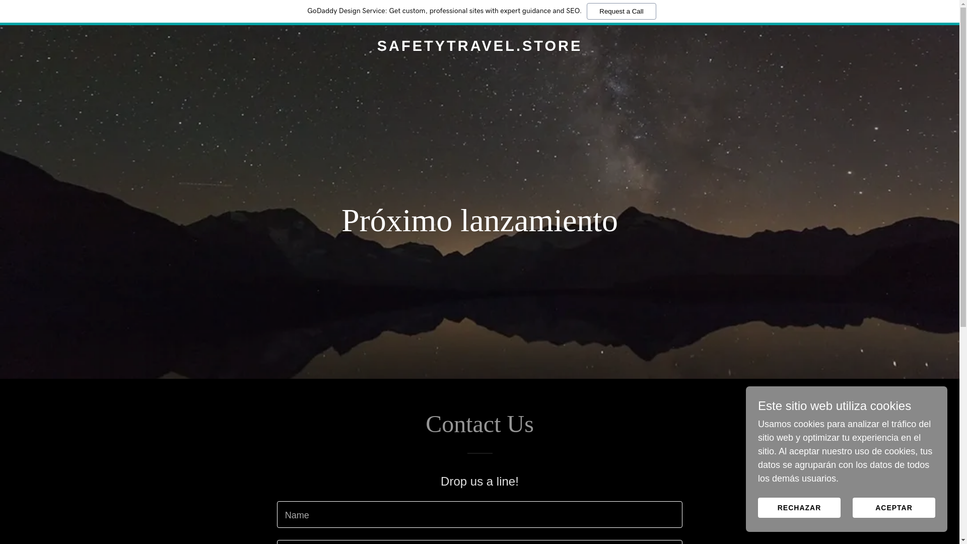 website screenshot of https://safetytravel.store/