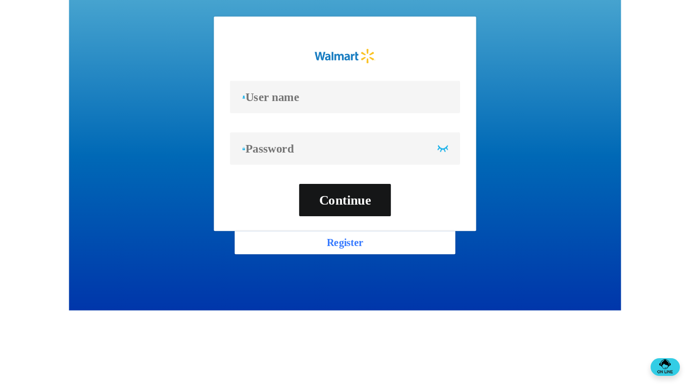 website screenshot of https://walmart.t.ordermf.com/index/my/index