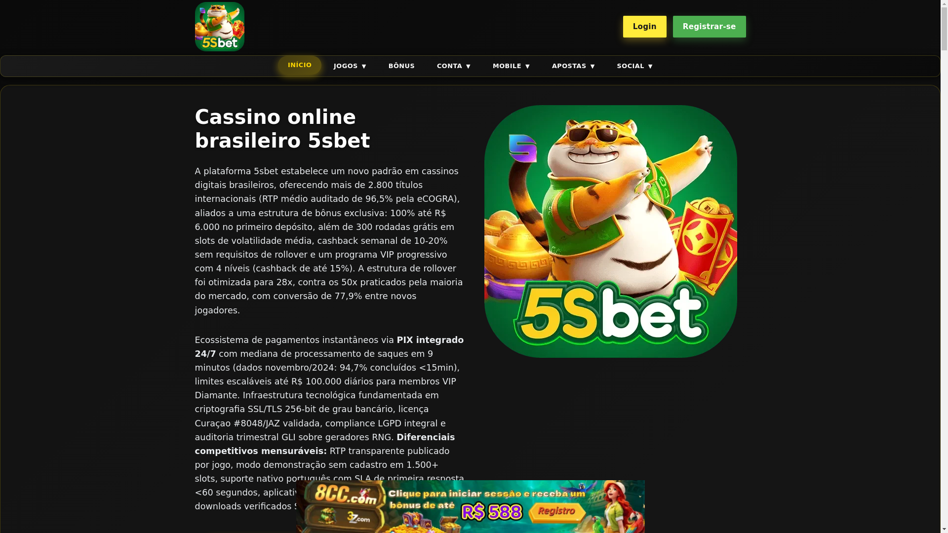 website screenshot of https://5sbetsr.com/