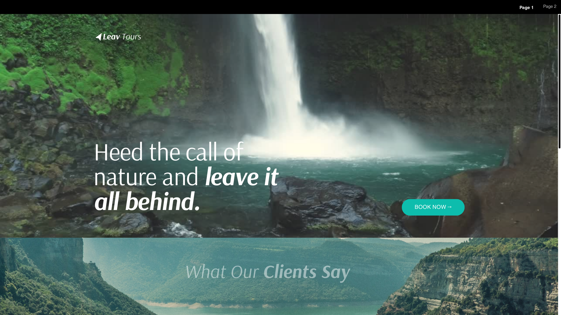 website screenshot of https://theriverofchange.info/