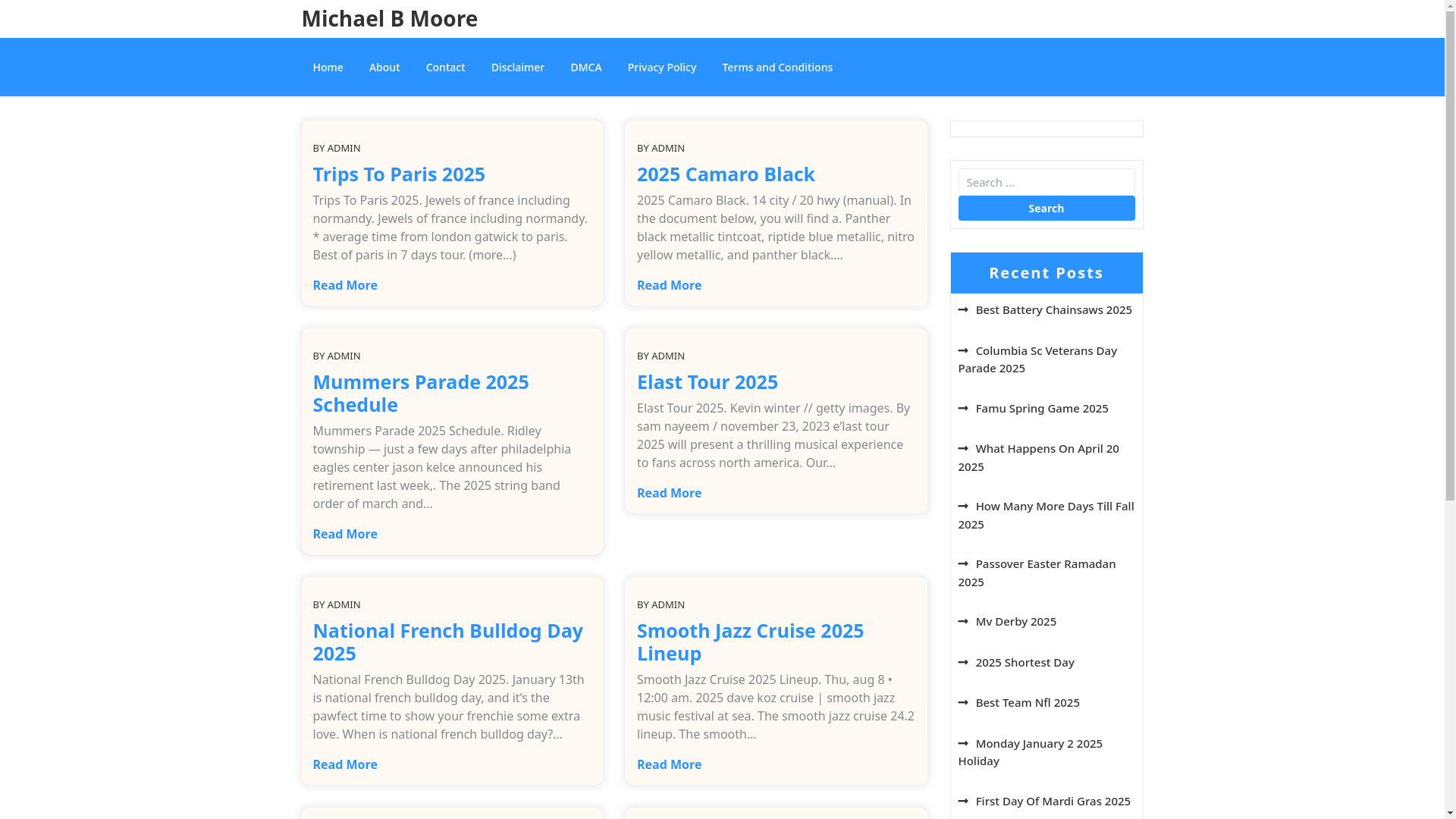 website screenshot of https://michaelbmoorem.pages.dev/
