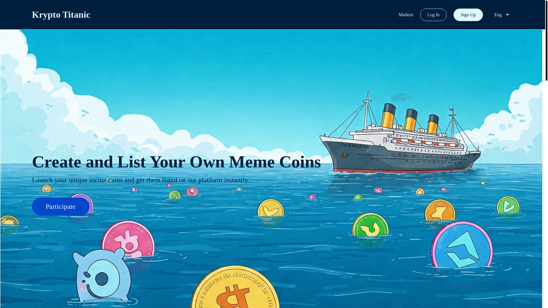 website screenshot of https://kryptotitanicdev.pages.dev/