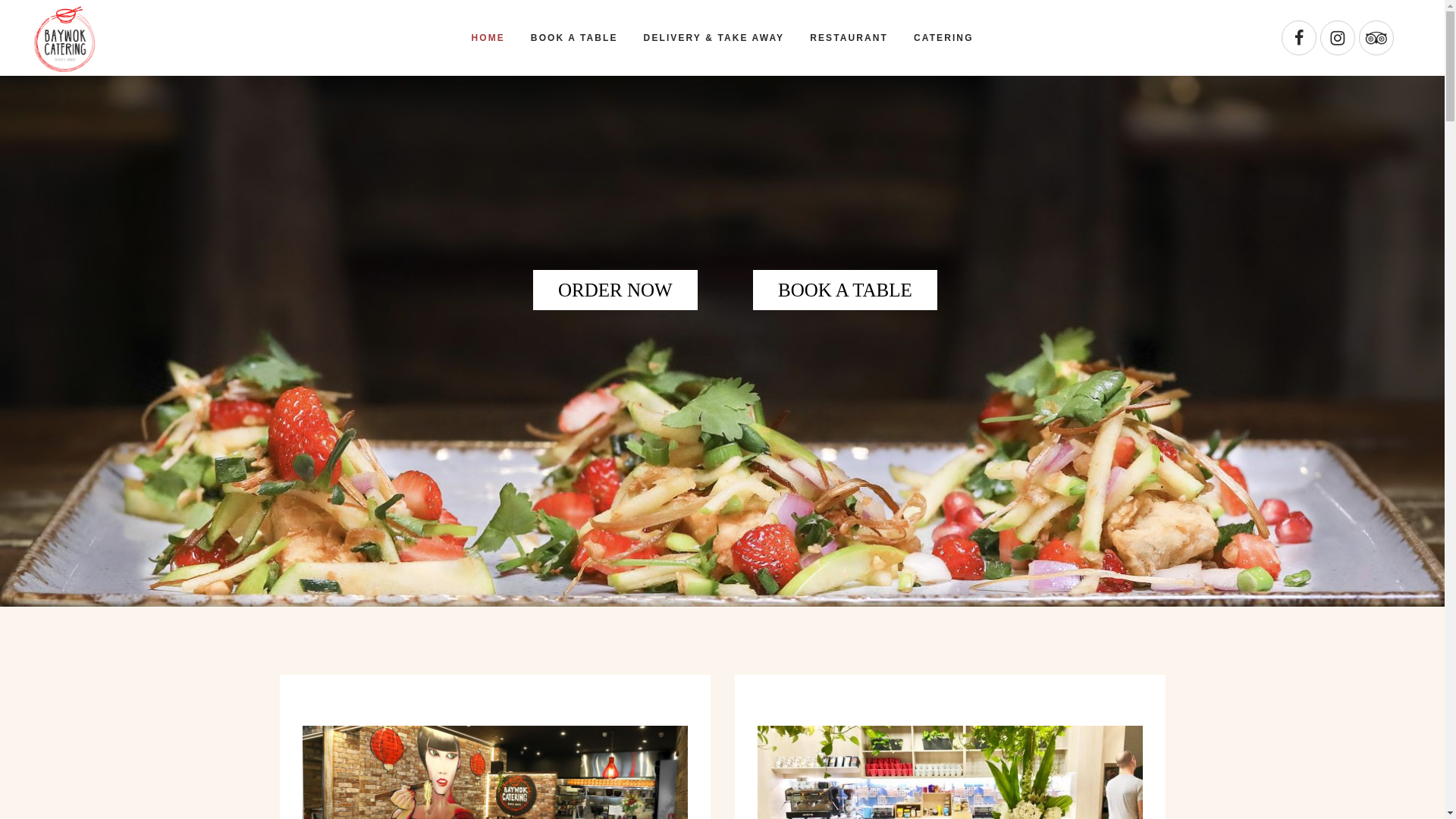 website screenshot of https://baywokcatering.com.au/