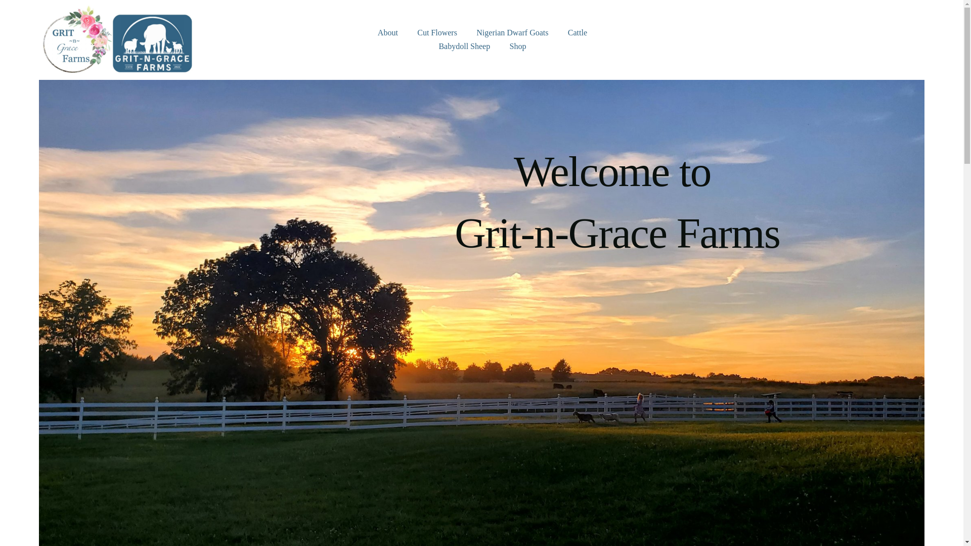 website screenshot of https://gritngracefarms.com/