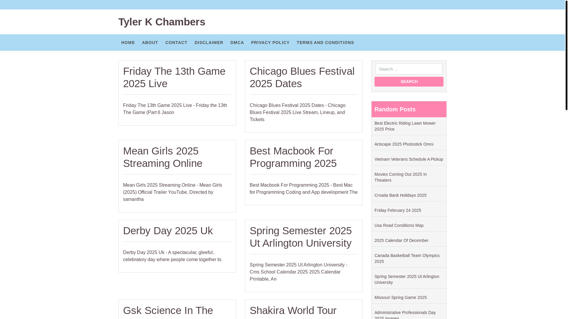 website screenshot of https://tylerkchambers.pages.dev/