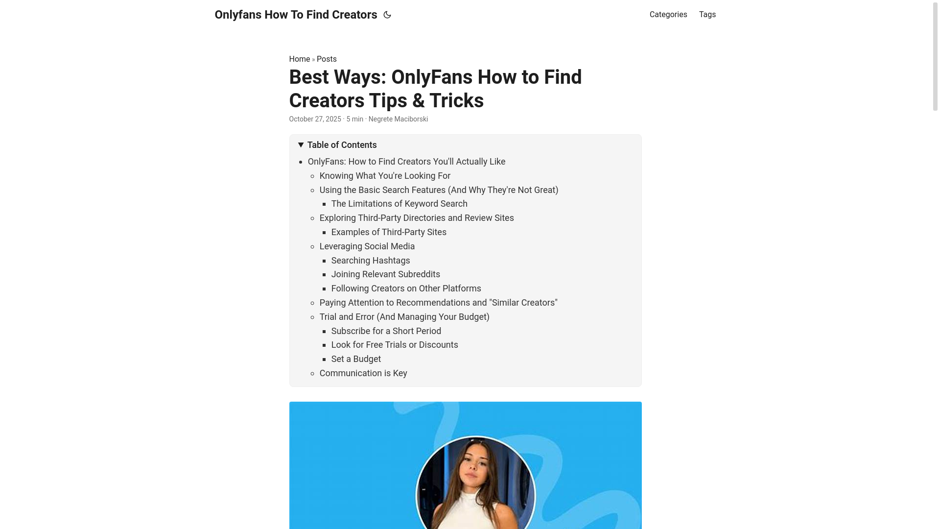 website screenshot of https://onlyfans-how-to-find-creators.pages.dev/
