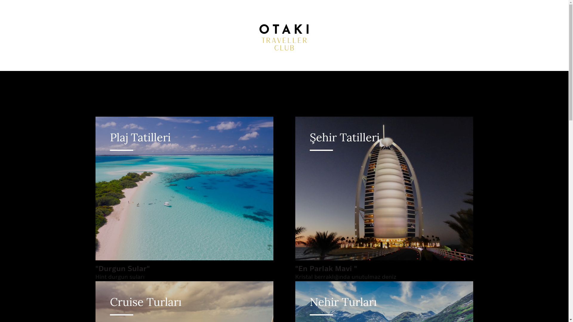 website screenshot of https://otakitravellerclub.com/
