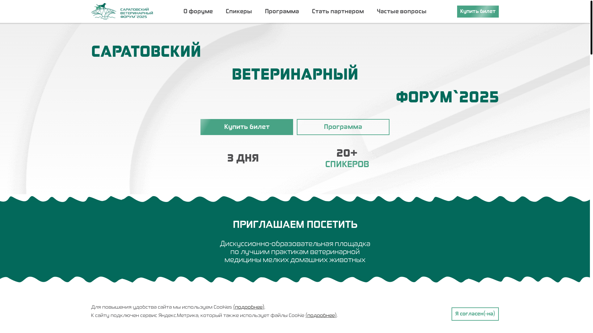 website screenshot of https://sarvetforum.ru/
