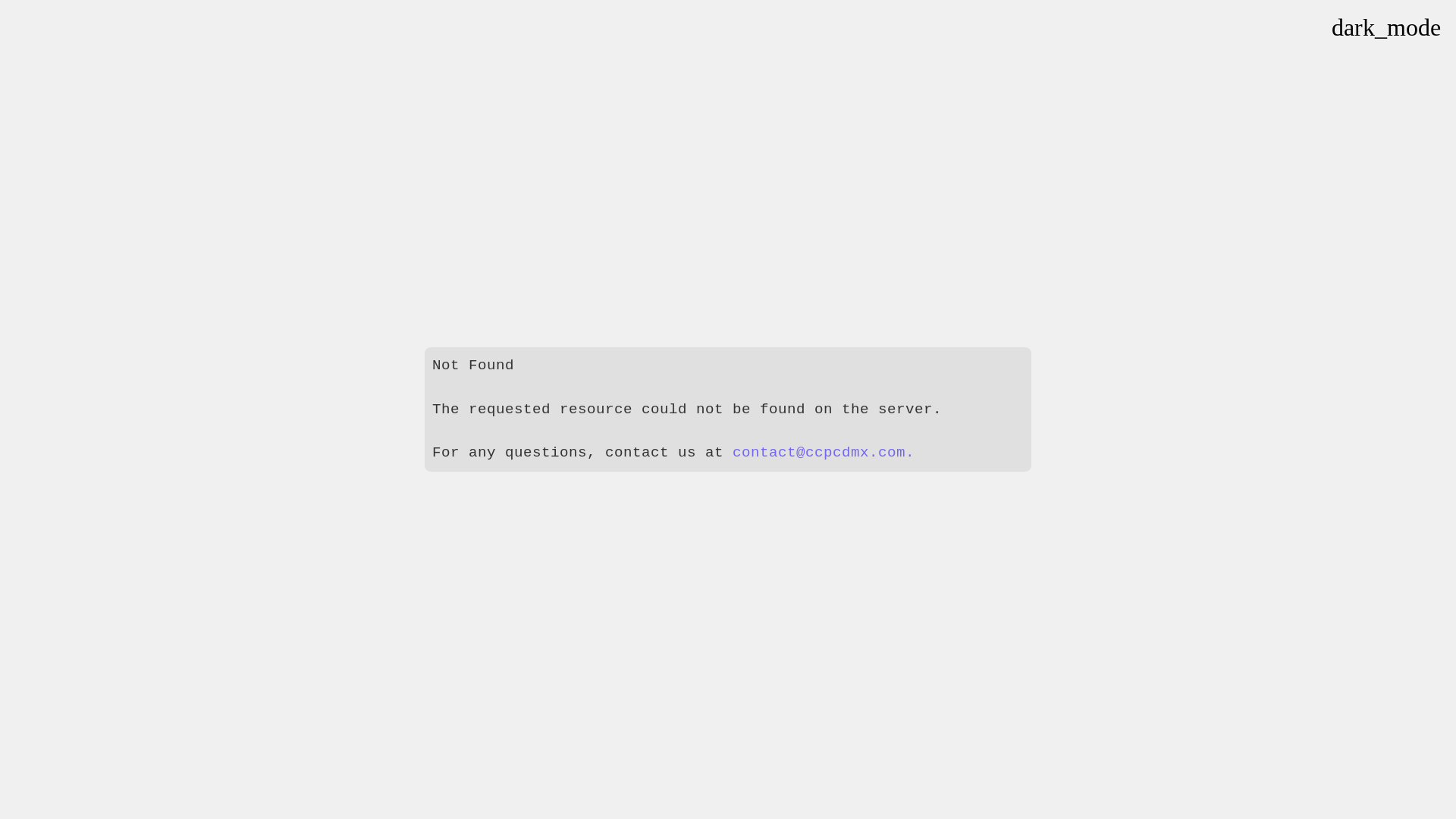 website screenshot of https://ccpcdmx.com/