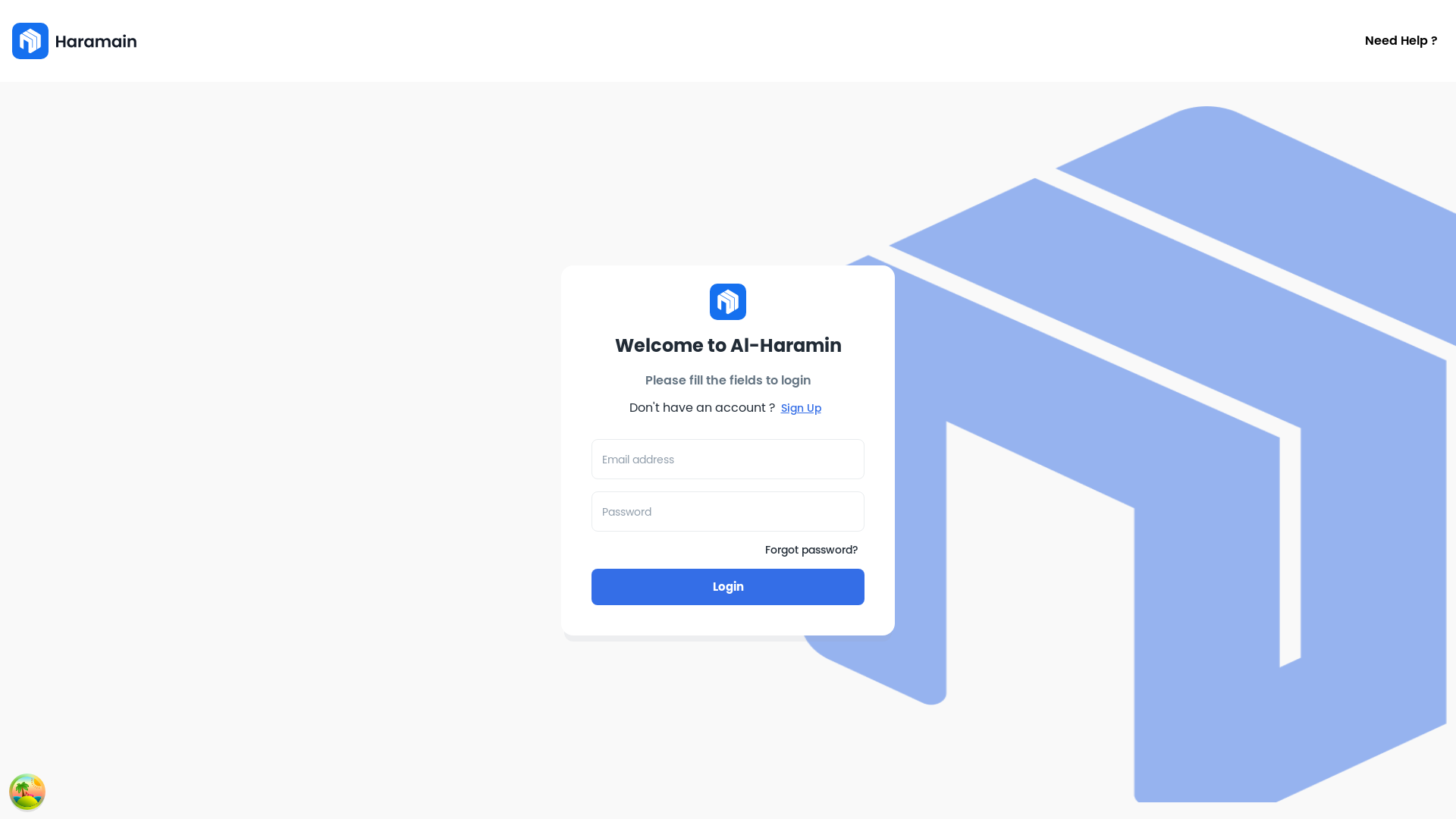 website screenshot of https://alharamain-student-dev.pages.dev/