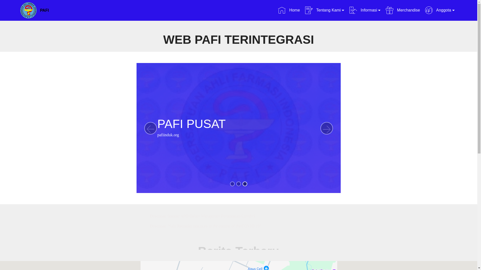 website screenshot of https://pafi-melaya-org.pages.dev/