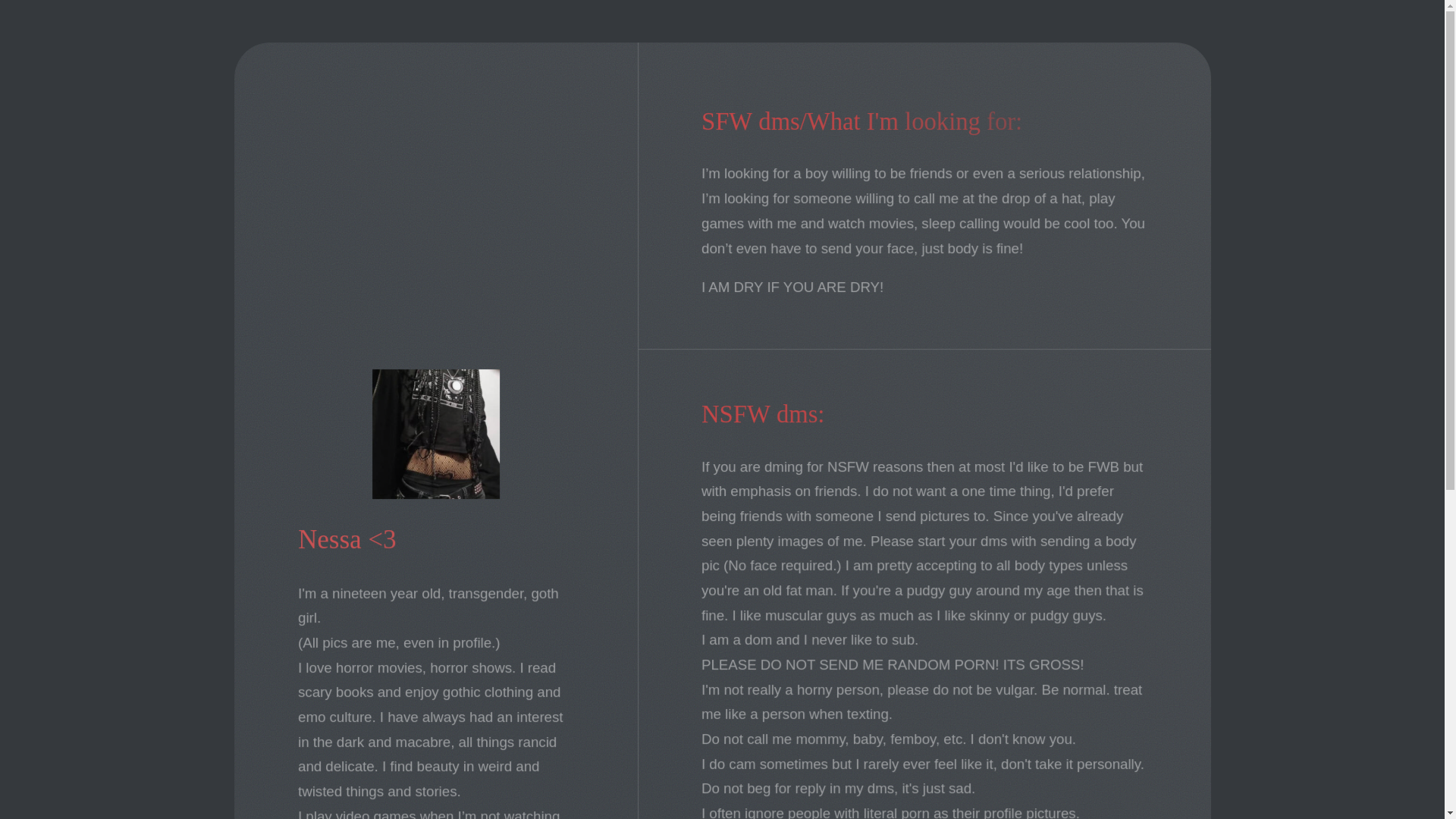 website screenshot of https://nessadm.carrd.co/