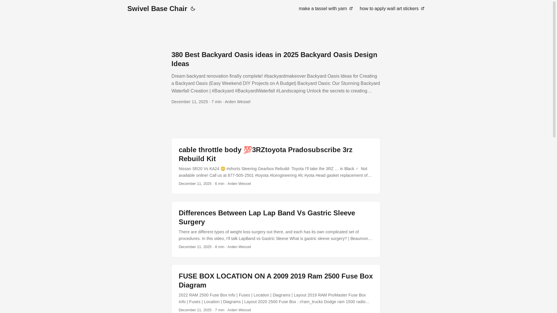 website screenshot of https://swivelbasechair.pages.dev/