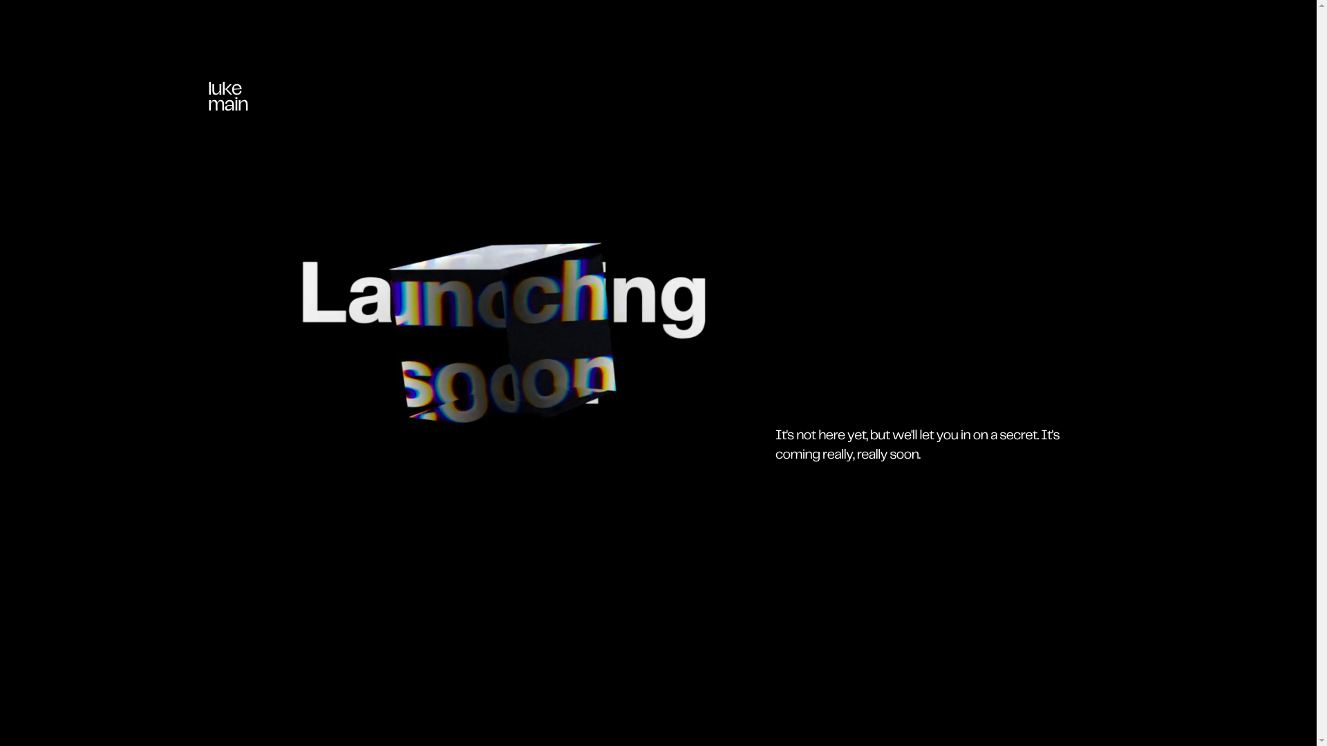 website screenshot of https://lukemain.online/