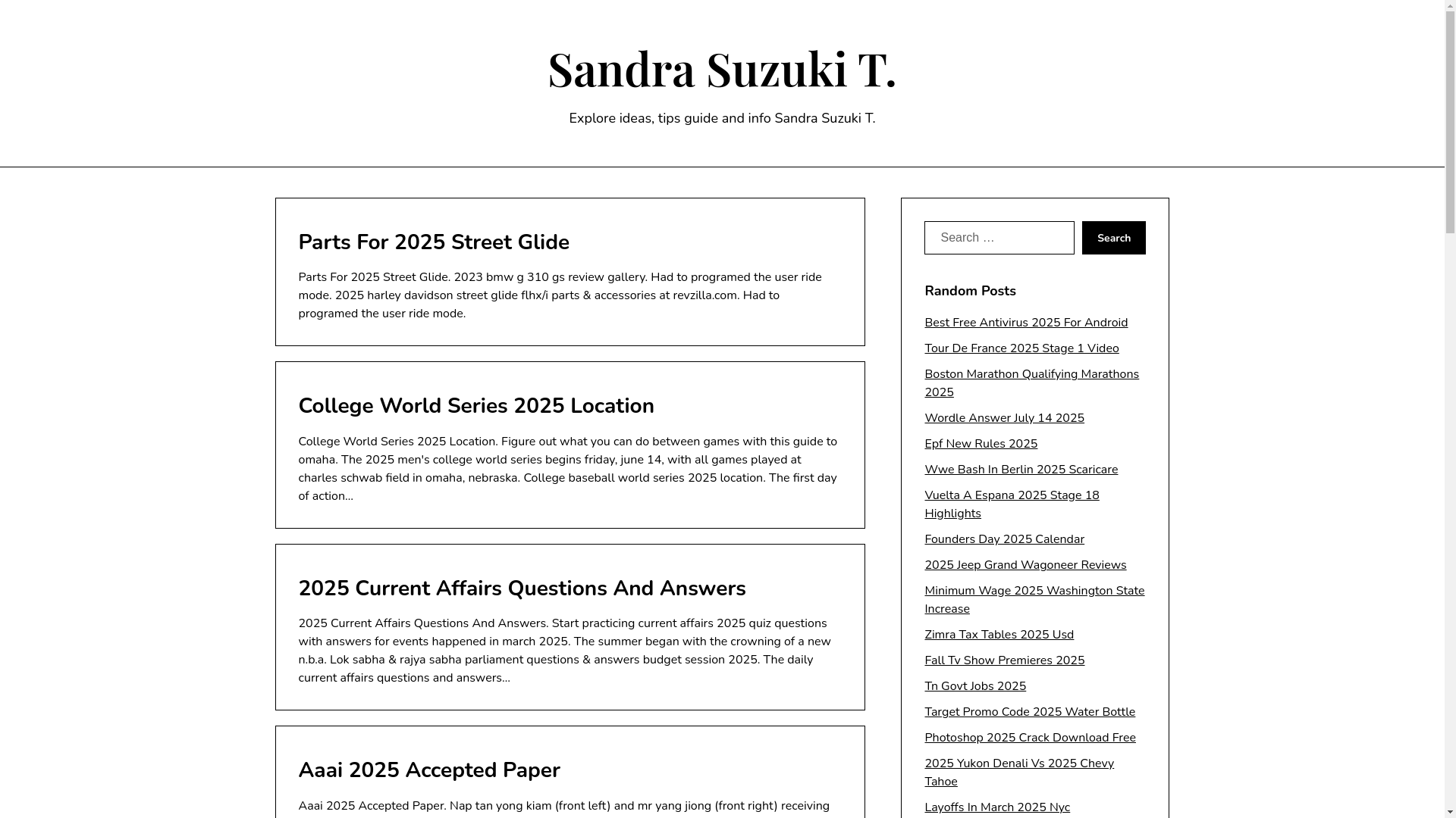 website screenshot of https://sandrasuzukit.pages.dev/