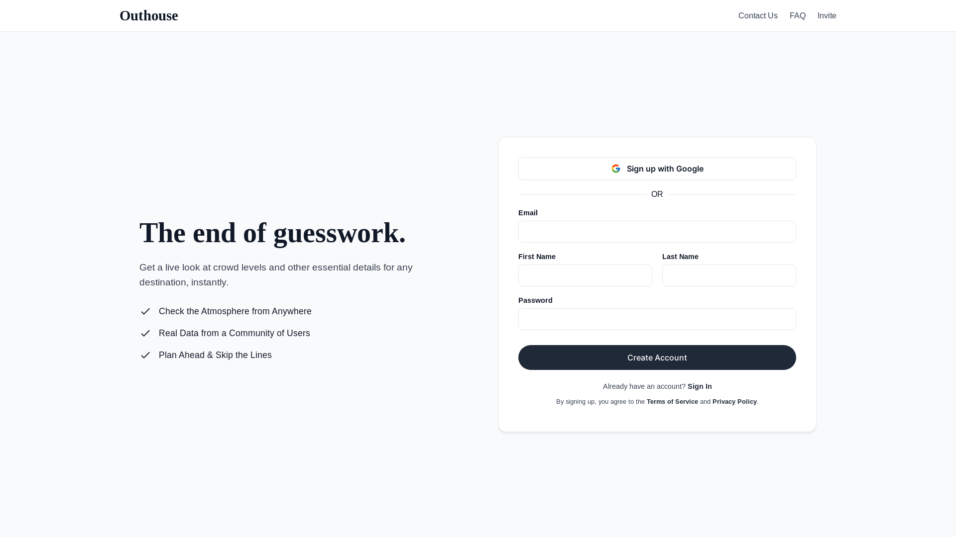 website screenshot of https://outhola.com/