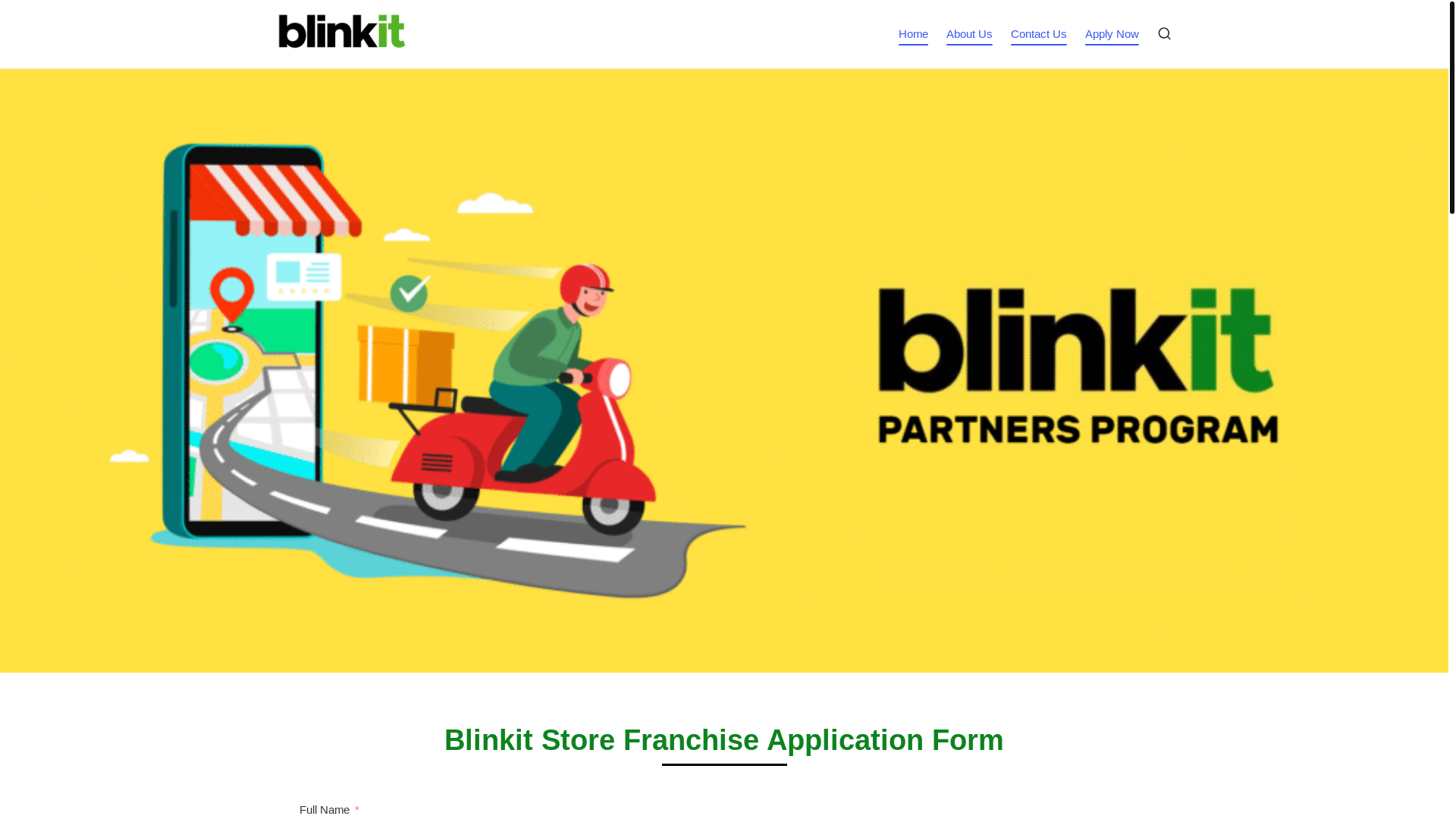 website screenshot of https://groceryfranchise.online/