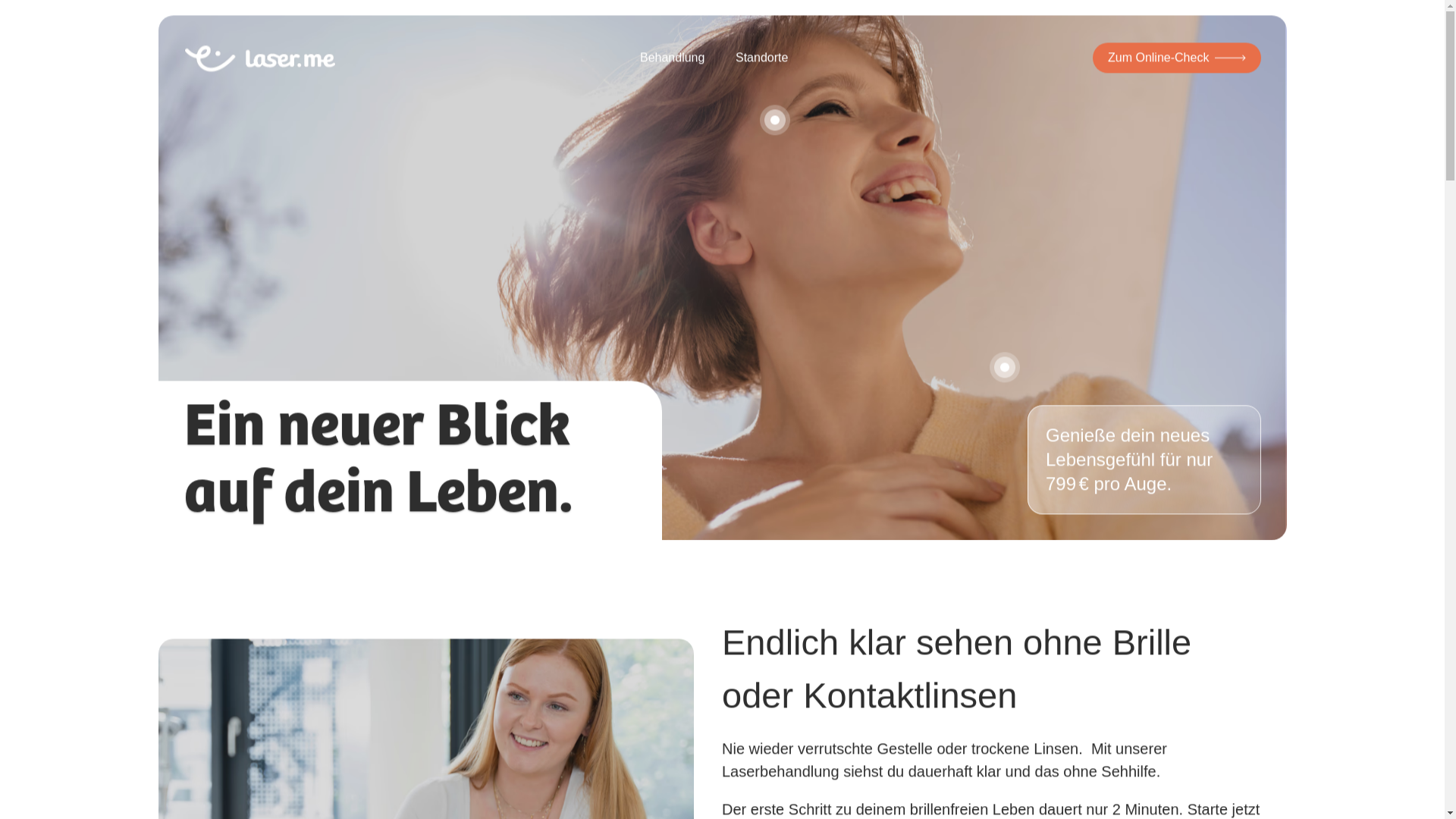 website screenshot of https://lasermecenter.com/