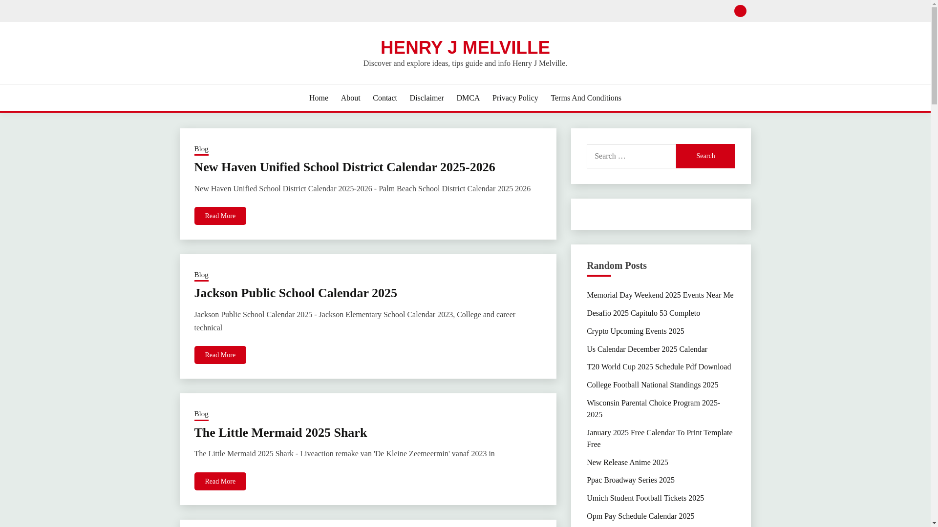 website screenshot of https://henryjmelville.pages.dev/