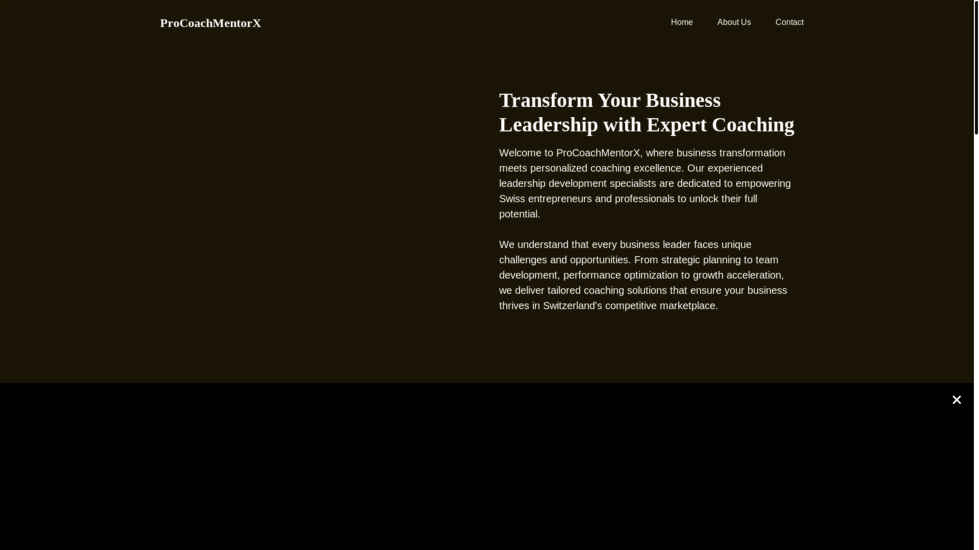 website screenshot of https://procoachmentorx.com/