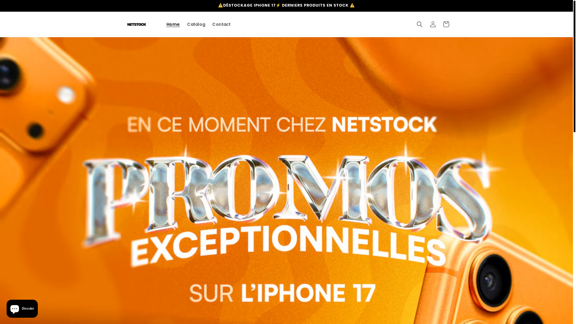 website screenshot of https://netstock2.com/