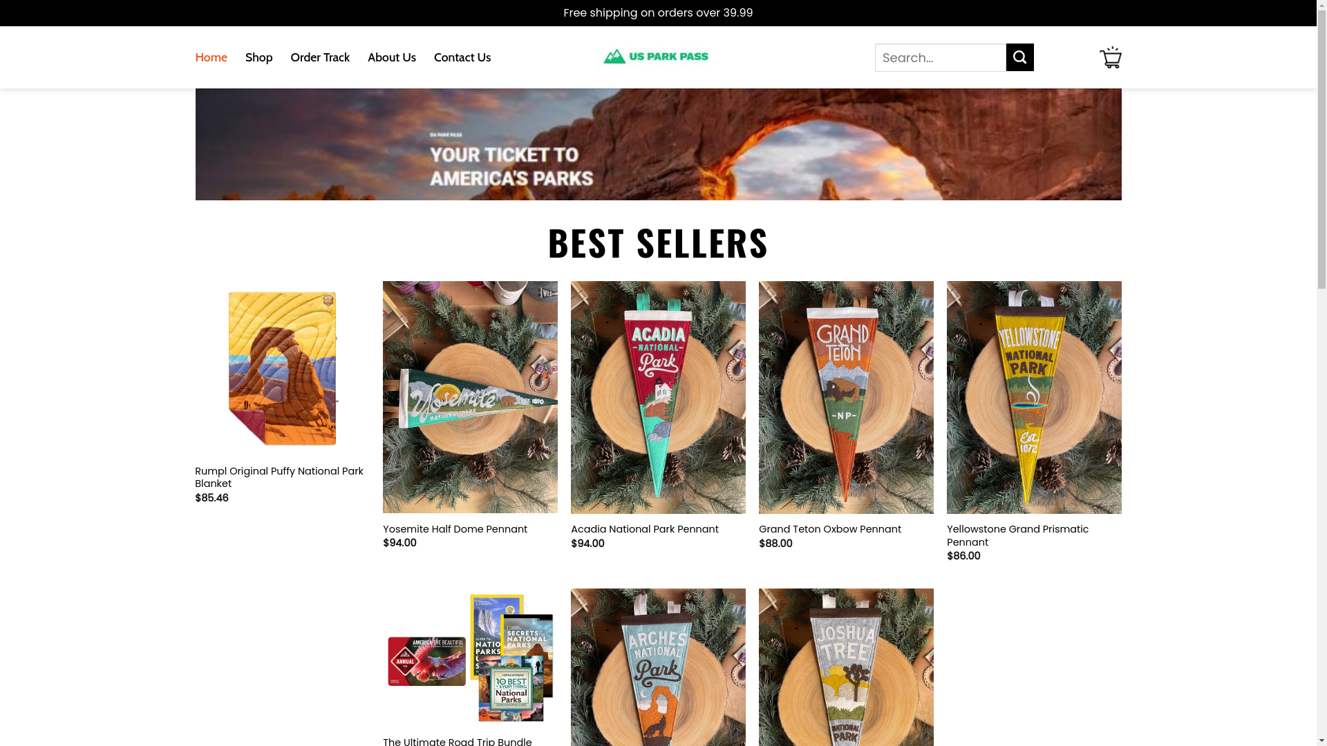 website screenshot of https://parkpassois-us.shop/