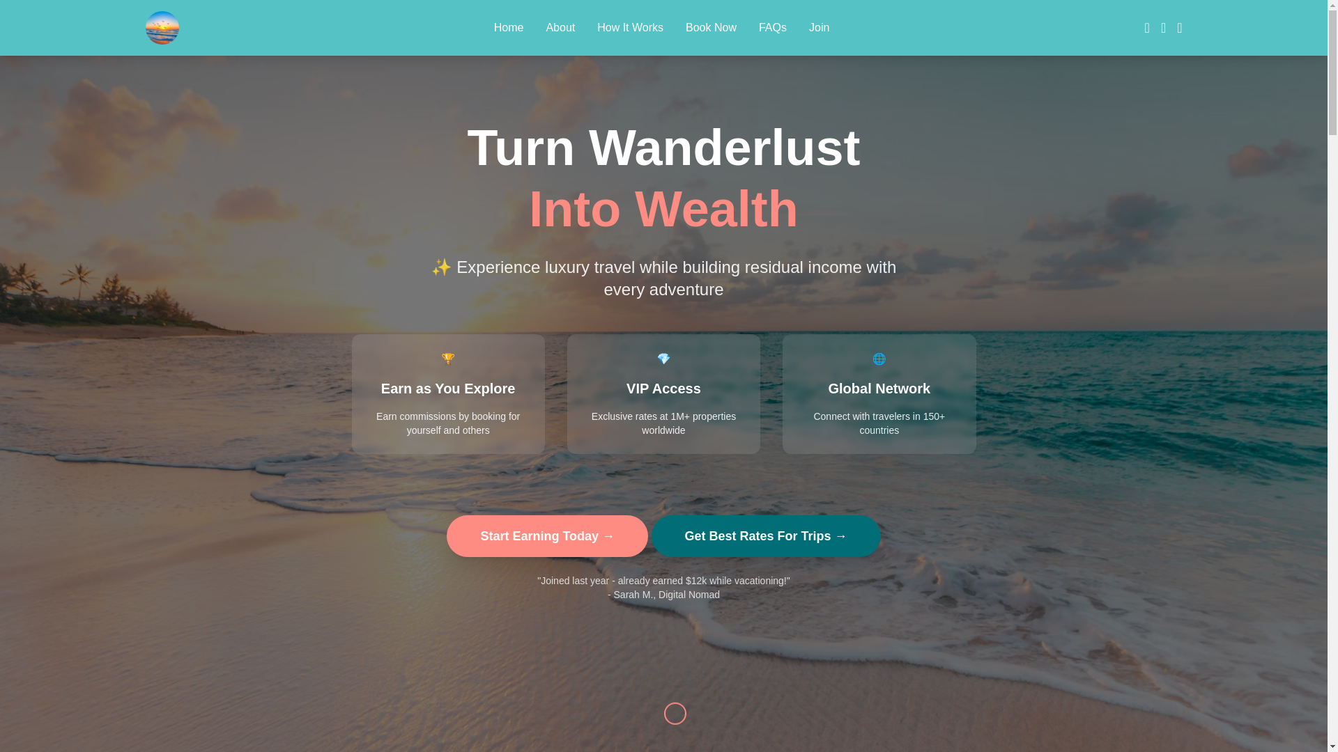 website screenshot of https://timelesstravel.pages.dev/
