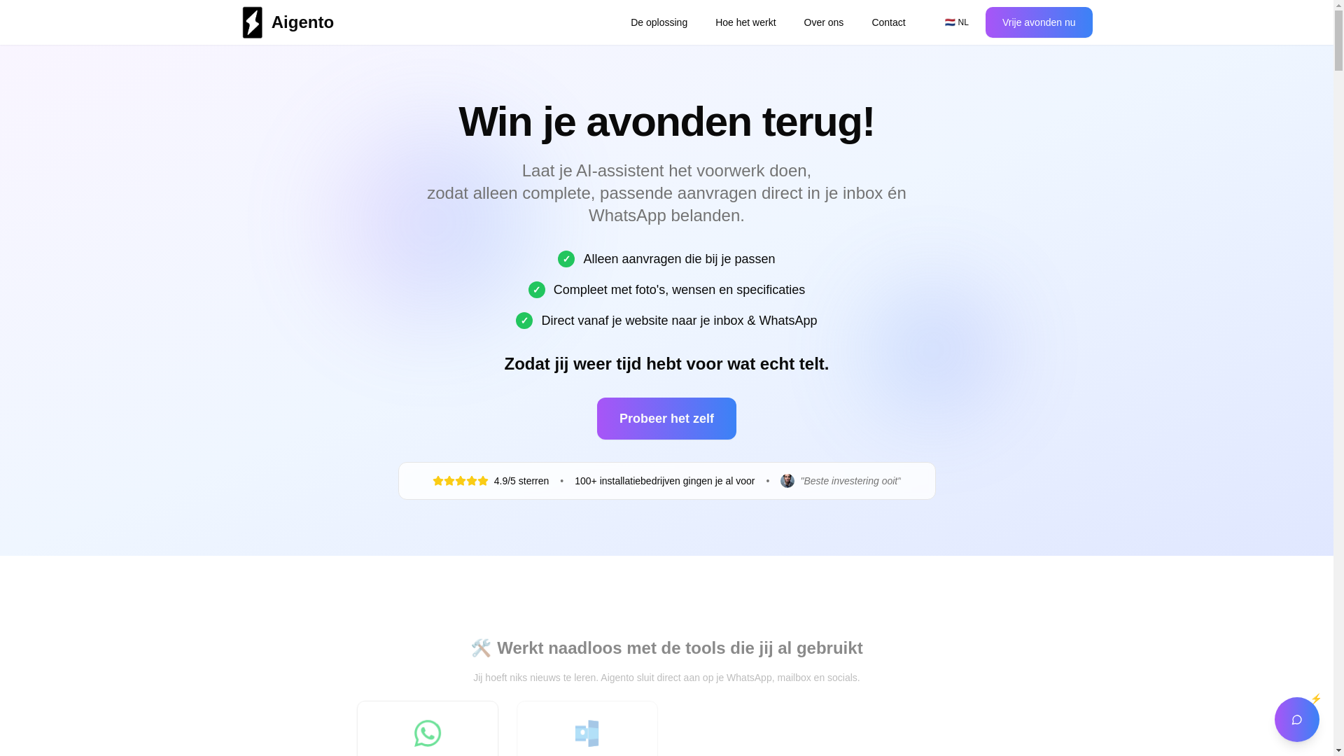 website screenshot of https://trywinjeavondterug.com/