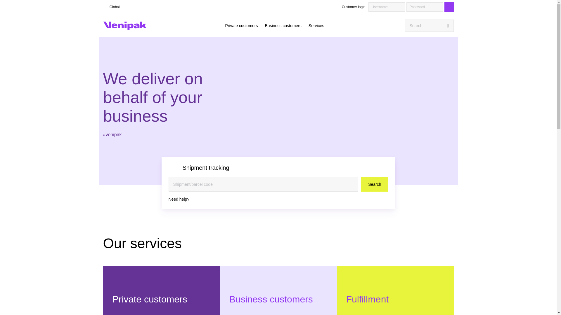 website screenshot of https://venipak.com-ltz.cfd/siuntos