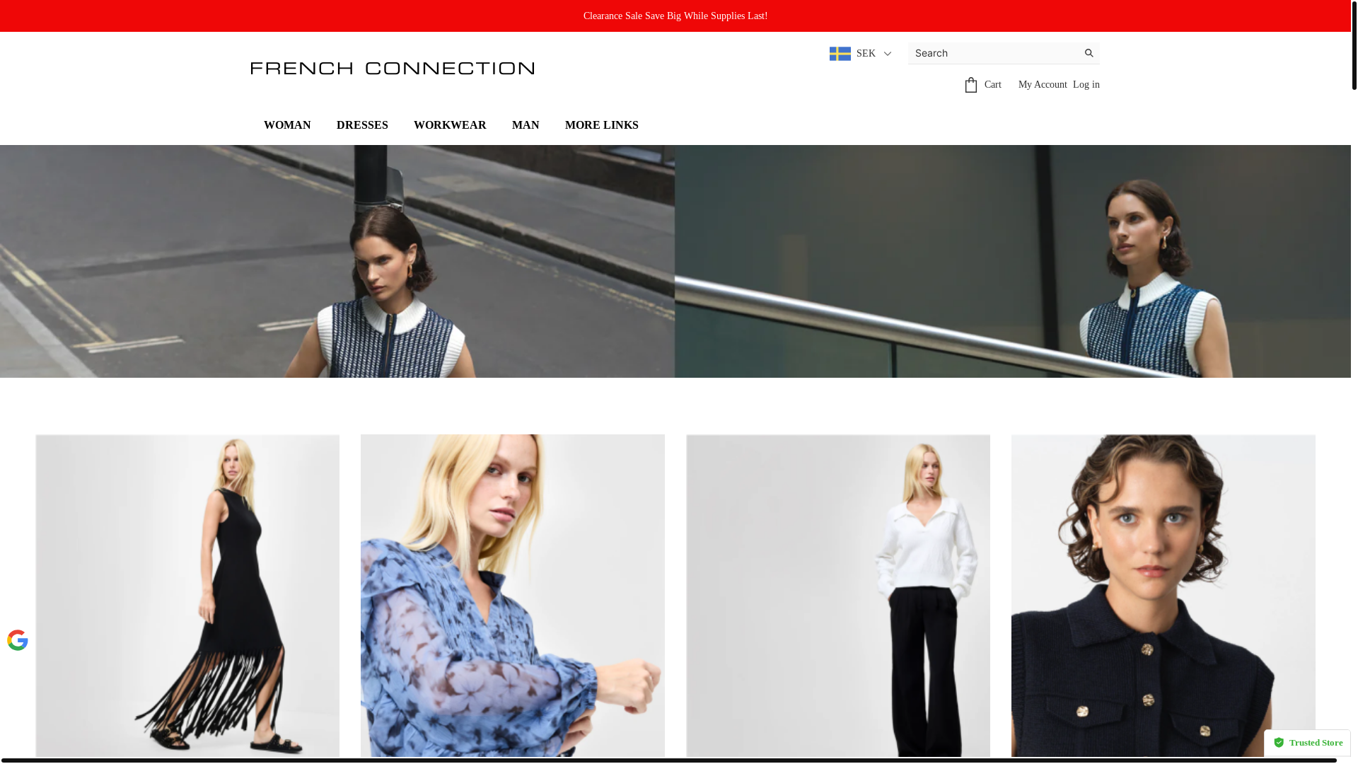 website screenshot of https://frenchclothing-hot.shop/