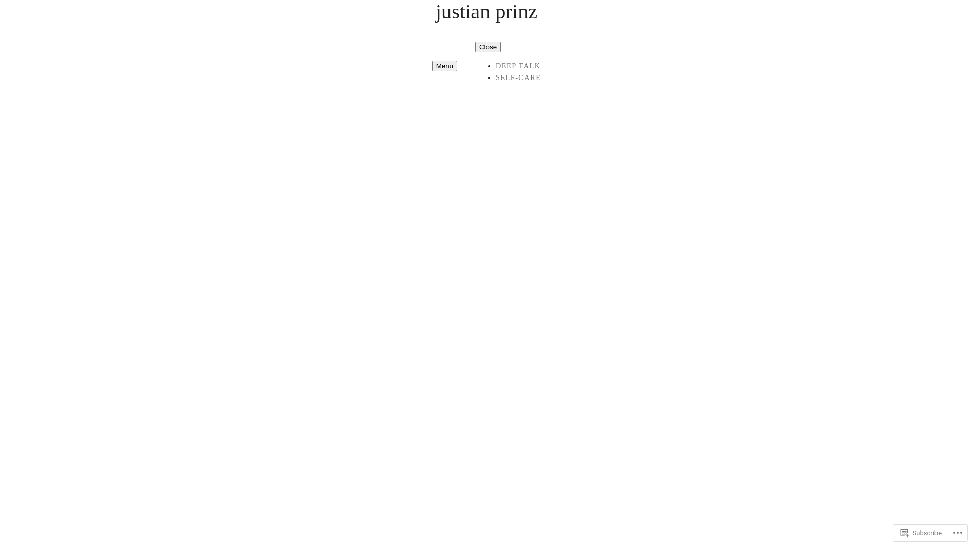 website screenshot of https://justianprinz.com/
