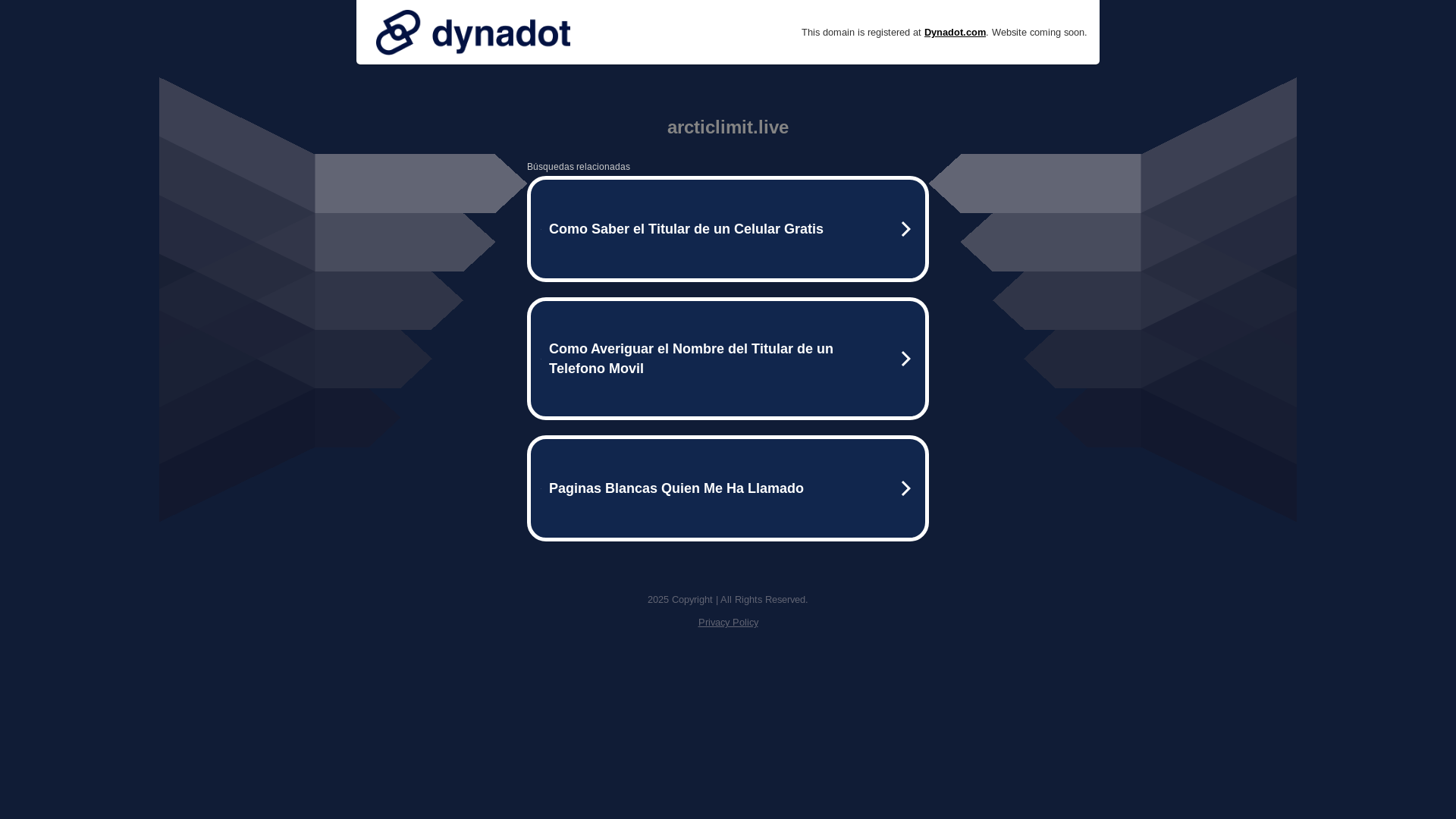 website screenshot of https://arcticlimit.live/
