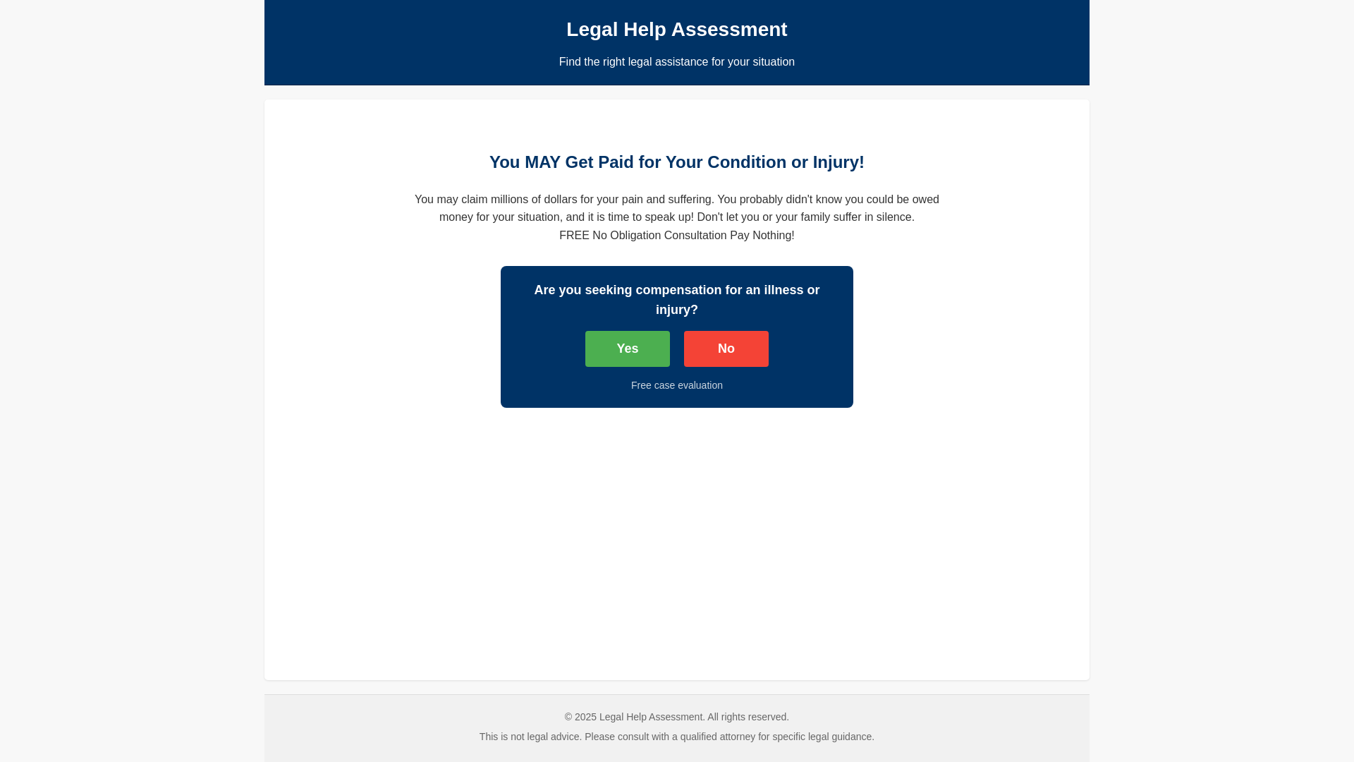 website screenshot of https://legal-matching.pages.dev/