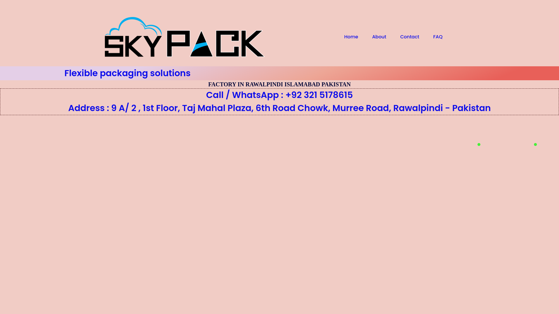 website screenshot of https://spack.pk/